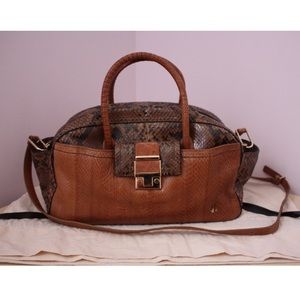 LANVIN python handbag